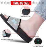 MEGNYA Orthopedic Slides Sandals for Women, Comfortable Plantar Fasciitis Sandals for Flat Feet, High Arch Support Walking Sandals with Adjustable Straps - Image 3