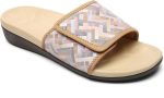 MEGNYA Orthopedic Slides Sandals for Women, Comfortable Plantar Fasciitis Sandals for Flat Feet, High Arch Support Walking Sandals with Adjustable Straps - Image 7