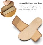 MEGNYA Orthopedic Slides Sandals for Women, Comfortable Plantar Fasciitis Sandals for Flat Feet, High Arch Support Walking Sandals with Adjustable Straps - Image 26