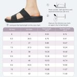 MEGNYA Comfortable Women's Walking Sandals, Arch Support Slides for Plantar Fasciitis Flat Feet, Casual Adjustable Strap Sandals for Orthopedic - Image 6