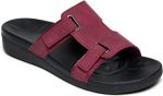 MEGNYA Comfortable Women's Walking Sandals, Arch Support Slides for Plantar Fasciitis Flat Feet, Casual Adjustable Strap Sandals for Orthopedic - Image 25