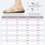 MEGNYA Comfortable Women's Walking Sandals, Arch Support Slides for Plantar Fasciitis Flat Feet, Casual Adjustable Strap Sandals for Orthopedic - Image 38