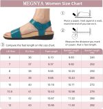 MEGNYA Comfortable Arch Support Walking Sandals for Women, Plantar Fasciitis Slides with Soft Straps, Orthotic Sandals with Anti Slip Lightweight Sole - Image 6