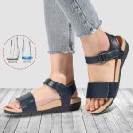 MEGNYA Comfortable Arch Support Walking Sandals for Women, Plantar Fasciitis Slides with Soft Straps, Orthotic Sandals with Anti Slip Lightweight Sole - Image 8