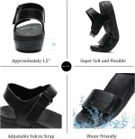 MEGNYA Comfortable Arch Support Walking Sandals for Women, Plantar Fasciitis Slides with Soft Straps, Orthotic Sandals with Anti Slip Lightweight Sole - Image 16