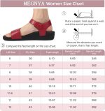 MEGNYA Comfortable Arch Support Walking Sandals for Women, Plantar Fasciitis Slides with Soft Straps, Orthotic Sandals with Anti Slip Lightweight Sole - Image 24