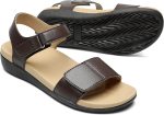 MEGNYA Comfortable Arch Support Walking Sandals for Women, Plantar Fasciitis Slides with Soft Straps, Orthotic Sandals with Anti Slip Lightweight Sole - Image 25