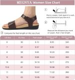 MEGNYA Comfortable Arch Support Walking Sandals for Women, Plantar Fasciitis Slides with Soft Straps, Orthotic Sandals with Anti Slip Lightweight Sole - Image 30