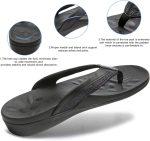 MEGNYA Comfortable Walking Flip Flops Women, Orthopedic Sandals with Arch Support, Flat Feet Pain Relief Sandals - Image 5