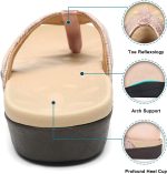 MEGNYA Comfortable Walking Flip Flops Women, Orthopedic Sandals with Arch Support, Flat Feet Pain Relief Sandals - Image 11