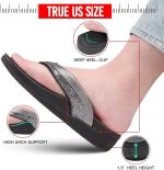 MEGNYA Comfortable Walking Flip Flops Women, Orthopedic Sandals with Arch Support, Flat Feet Pain Relief Sandals - Image 14