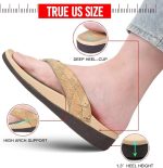 MEGNYA Comfortable Walking Flip Flops Women, Orthopedic Sandals with Arch Support, Flat Feet Pain Relief Sandals - Image 19