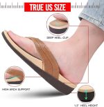MEGNYA Comfortable Walking Flip Flops Women, Orthopedic Sandals with Arch Support, Flat Feet Pain Relief Sandals - Image 24