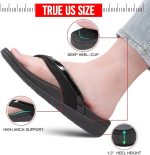 MEGNYA Comfortable Walking Flip Flops Women, Orthopedic Sandals with Arch Support, Flat Feet Pain Relief Sandals - Image 44