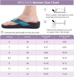 MEGNYA Orthopeic Walking Sandals with Arch Support, Plantar Fasciitis Flip Flops for Flat Feet, Comfortable Cushioned Foam Slipeper for Beach Summer - Image 6