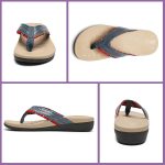 MEGNYA Orthopeic Walking Sandals with Arch Support, Plantar Fasciitis Flip Flops for Flat Feet, Comfortable Cushioned Foam Slipeper for Beach Summer - Image 28