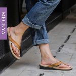 MEGNYA Orthopeic Walking Sandals with Arch Support, Plantar Fasciitis Flip Flops for Flat Feet, Comfortable Cushioned Foam Slipeper for Beach Summer - Image 34