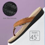 MEGNYA Orthopeic Walking Sandals with Arch Support, Plantar Fasciitis Flip Flops for Flat Feet, Comfortable Cushioned Foam Slipeper for Beach Summer - Image 39
