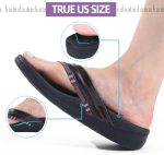 MEGNYA Orthopeic Walking Sandals with Arch Support, Plantar Fasciitis Flip Flops for Flat Feet, Comfortable Cushioned Foam Slipeper for Beach Summer - Image 45