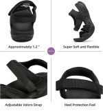 MEGNYA Comfortable Hiking Sandals for Womens, Classic Sport Walking Sandals with Adjustable Straps, Casual Summer Athletic Sandals for Trekking, Camping, Trip - Image 4