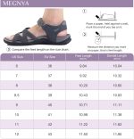 MEGNYA Comfortable Hiking Sandals for Womens, Classic Sport Walking Sandals with Adjustable Straps, Casual Summer Athletic Sandals for Trekking, Camping, Trip - Image 22