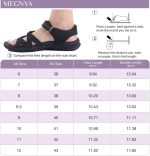 MEGNYA Comfortable Hiking Sandals for Womens, Classic Sport Walking Sandals with Adjustable Straps, Casual Summer Athletic Sandals for Trekking, Camping, Trip - Image 38