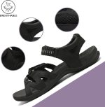 MEGNYA Comfortable Hiking Sandals for Womens, Classic Sport Walking Sandals with Adjustable Straps, Casual Summer Athletic Sandals for Trekking, Camping, Trip - Image 39