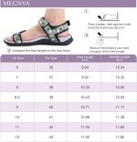 MEGNYA Comfortable Walking Sandals for Womens, Waterfront Sport Hiking Sandals with Adjustable Straps for Camping, Casual Athletic Sandals for Outdoor Active - Image 22