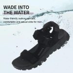 MEGNYA Mens Comfortable Walking Sandals, Soft Sports Hiking Sandals with Three Adjustable Hook And Loop Straps, Casual Athletic Sandals for Outdoor Active Camping - Image 8