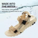 MEGNYA Mens Comfortable Walking Sandals, Soft Sports Hiking Sandals with Three Adjustable Hook And Loop Straps, Casual Athletic Sandals for Outdoor Active Camping - Image 17