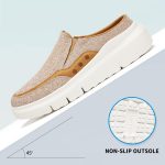 MEGNYA Comfortable Casual Loafers for Women with Memory Foam Insole, Walking Cushioned Slip On Shoes Outdoor, Lightweight Breathable Mules Clogs for Vacation - Image 37