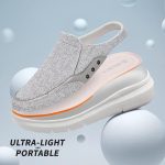 MEGNYA Comfortable Casual Loafers for Women with Memory Foam Insole, Walking Cushioned Slip On Shoes Outdoor, Lightweight Breathable Mules Clogs for Vacation - Image 48